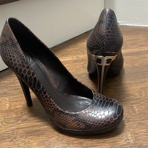 Tory Burch snakeskin heels